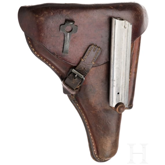 Parabellum DWM Commercial, mit Holster