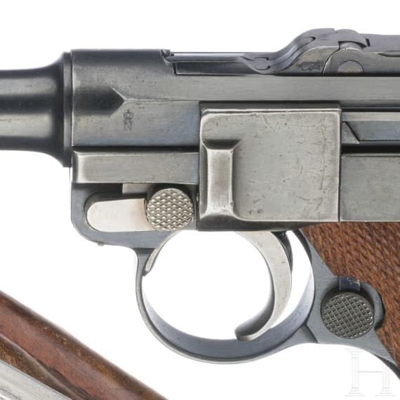 Parabellum DWM Commercial, mit Holster