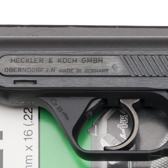 Heckler & Koch, Mod. HK 4, im Karton, mit Austauschlauf