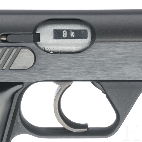 Heckler & Koch, Mod. HK 4, im Karton, mit Austauschlauf