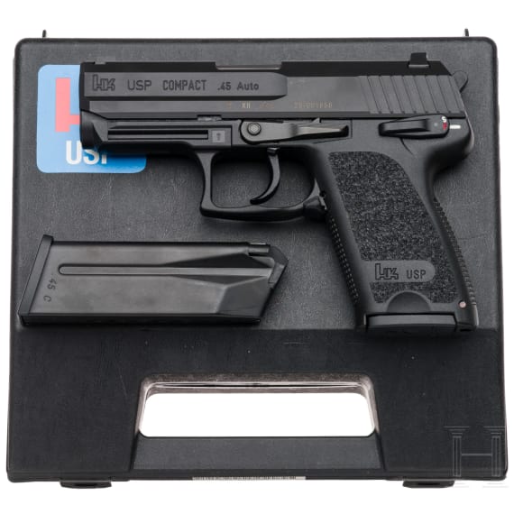 Heckler & Koch, Mod. USP Compact, im Koffer