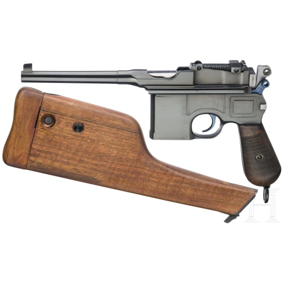 Mauser, Mod. C96/30, mit Anschlagkasten