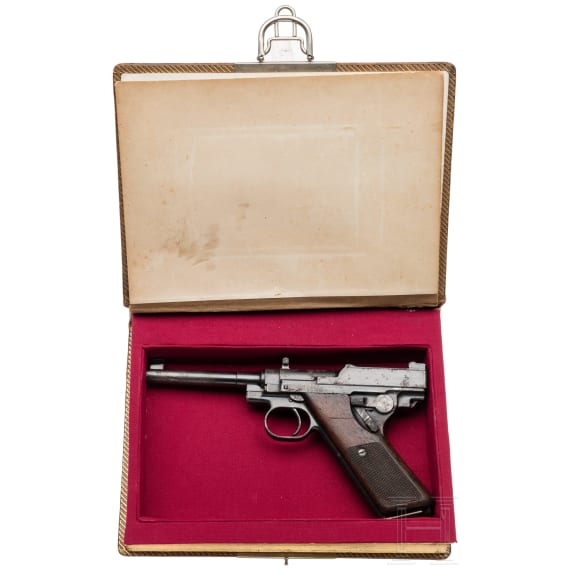 Mauser C06/08 Versuchspistole mit St&uuml;tzklappenverriegelung