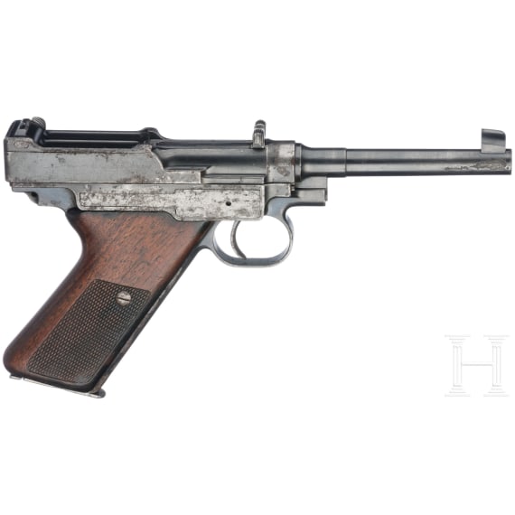Mauser C06/08 Versuchspistole mit St&uuml;tzklappenverriegelung