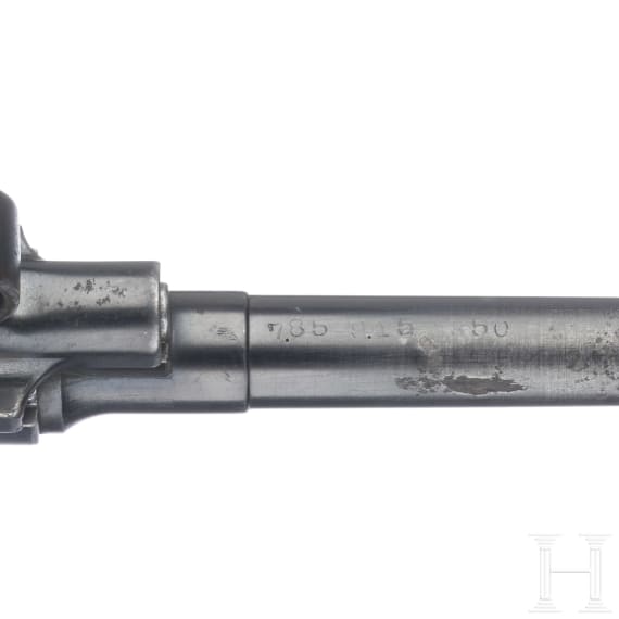 Mauser C06/08 Versuchspistole mit St&uuml;tzklappenverriegelung