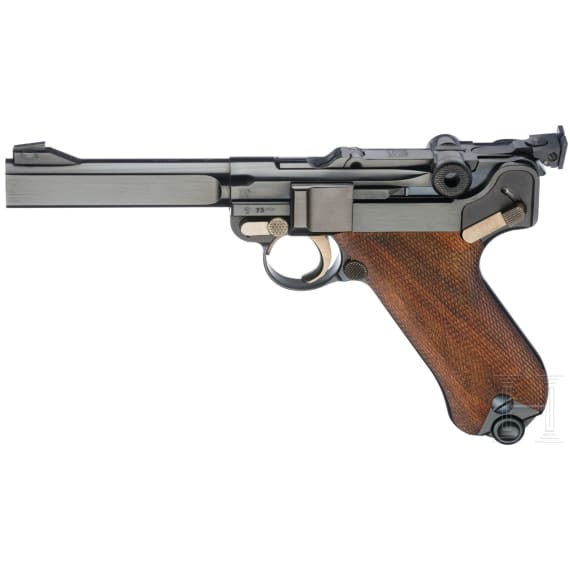 Parabellum, Sportmodell, Mauser, 1. Serie, im Karton