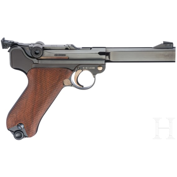 Parabellum, Sportmodell, Mauser, 1. Serie, im Karton