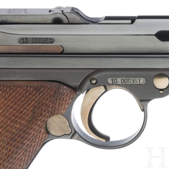 Parabellum, Sportmodell, Mauser, 1. Serie, im Karton