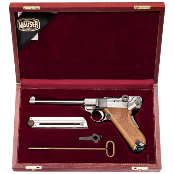 Parabellum, Mod. 29/70, Mauser, Prototyp, im Kasten