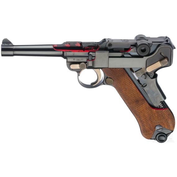 Parabellum 06/73, Mauser, Schnittmodell, im Karton