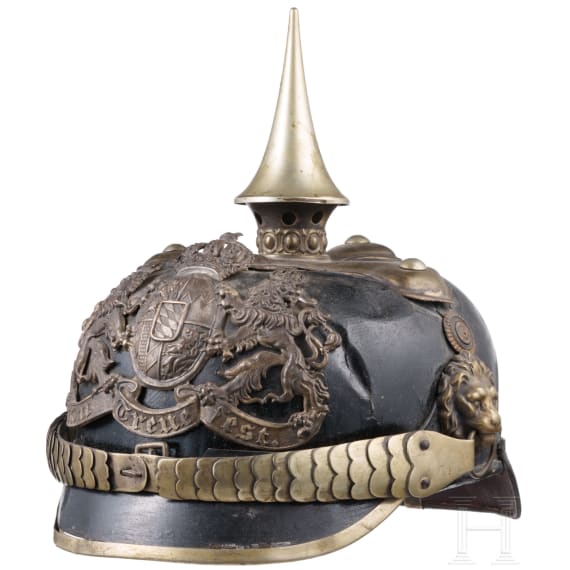 Helm f&uuml;r Angeh&ouml;rige der Gendarmerie, um 1890