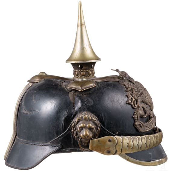 Helm f&uuml;r Angeh&ouml;rige der Gendarmerie, um 1890