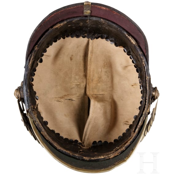 Helm f&uuml;r Angeh&ouml;rige der Gendarmerie, um 1890