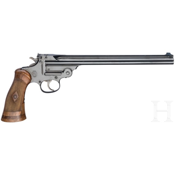 Smith & Wesson Mod. Single-Shot Pistol, im Holster