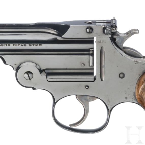 Smith & Wesson Mod. Single-Shot Pistol, im Holster