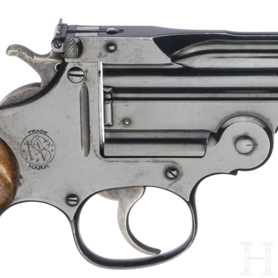 Smith & Wesson Mod. Single-Shot Pistol, im Holster