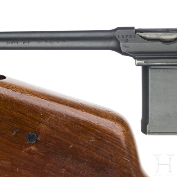 Mauser, Mod. C96, mit Anschlagkasten