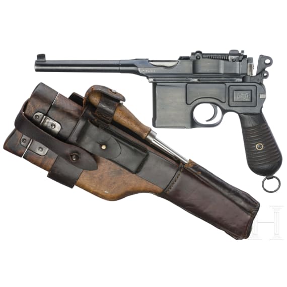 Mauser, Mod. C 96/30, mit Anschlagkasten