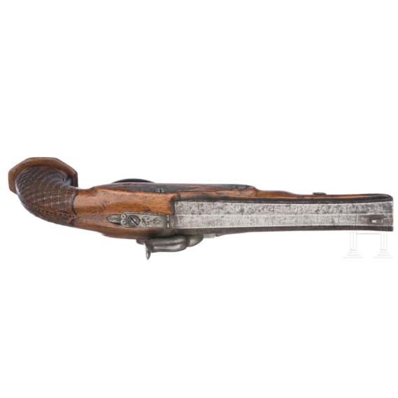 A pair of percussion pistols, Liege, circa 1810