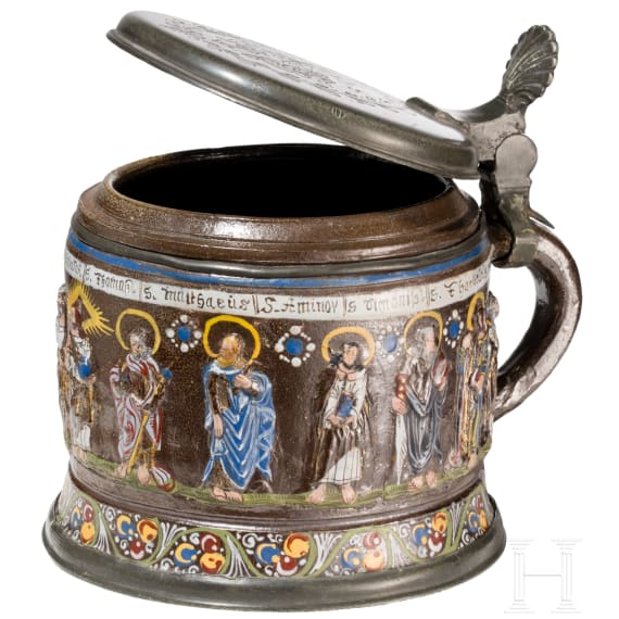 Apostelkrug, Creussen, datiert 1637