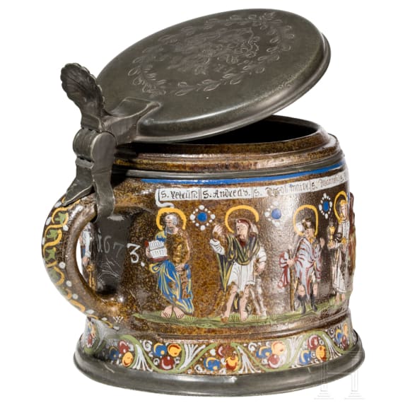 Apostelkrug, Creussen, datiert 1637