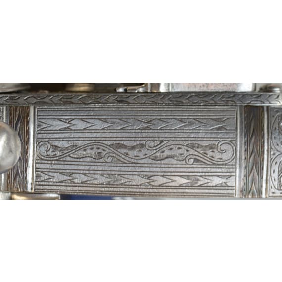 Ganzmetall-Steinschlosspistole, Schottland, 1. H. 19. Jhdt.