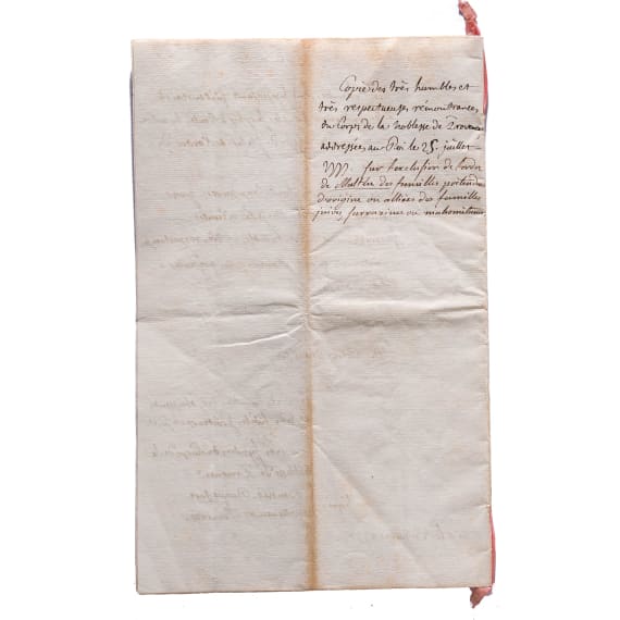 Sammlung Originalmanuskripte des Malteserordens, dabei Briefe des Ritters Alexandre de Gueidan, 16. - 19. Jhdt.