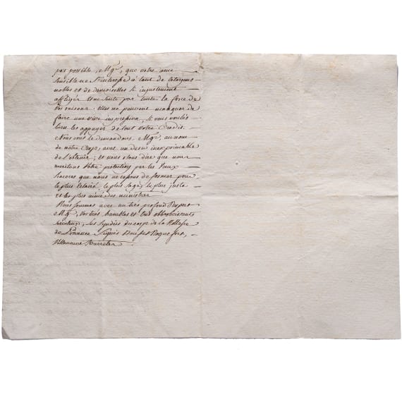 Sammlung Originalmanuskripte des Malteserordens, dabei Briefe des Ritters Alexandre de Gueidan, 16. - 19. Jhdt.