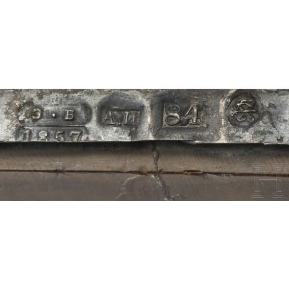 Kleine Ikone mit dem Mandylion mit Silberbasma, Russland, St. Petersburg, Andrej Ignatew, 1857