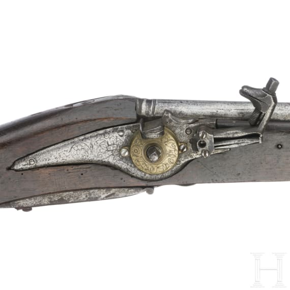 Radschlossschie&szlig;falle, deutsch, um 1800