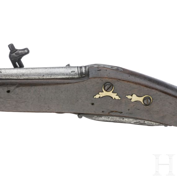 Radschlossschie&szlig;falle, deutsch, um 1800