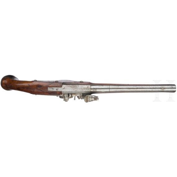 Milit&auml;rische Radschlosspistole, deutsch, um 1680