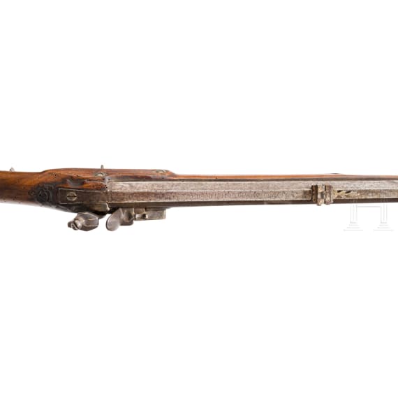 Steinschlossb&uuml;chse, Christian Pleman in Lemgo, deutsch, um 1780