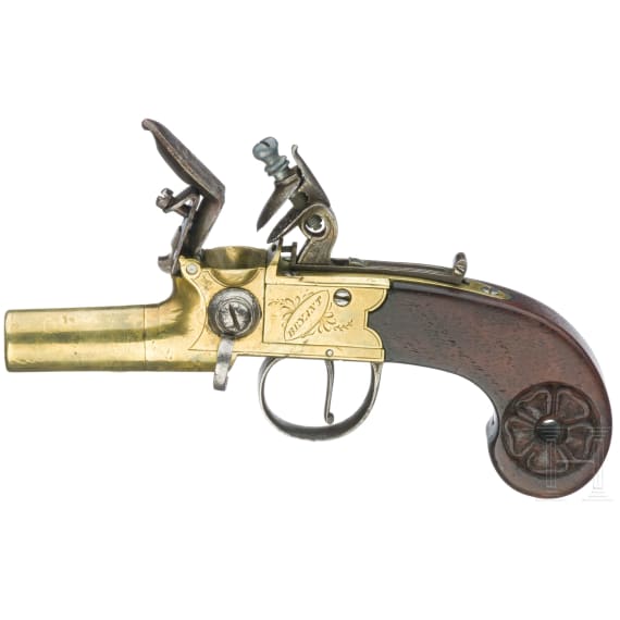 Messing-Steinschlossterzerol, Bryant, Birmingham, um 1820
