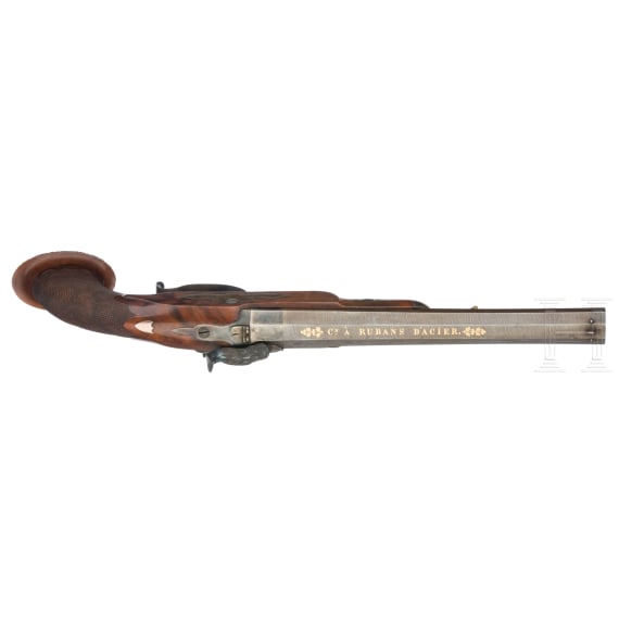 Perkussionspistole, Belgien, um 1840