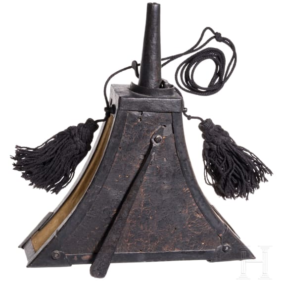 Gro&szlig;e Musketier-Pulverflasche, deutsch, um 1600