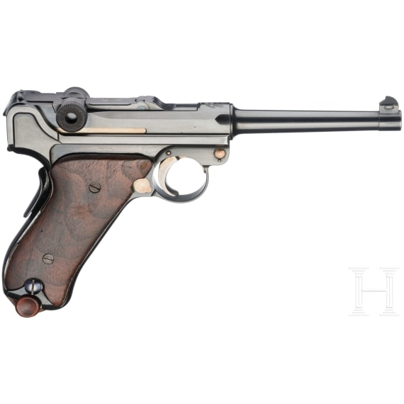 DWM Parabellum Mod. 1906 American Eagle, mit Ideal-Anschlagschaft