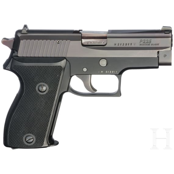Sig Sauer, Mod. P 225, Montage Suisse, im Karton