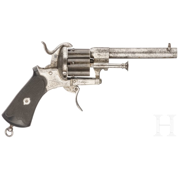 Stiftfeuerrevolver, Frankreich, um 1860