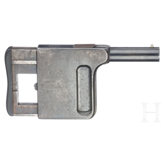Manufrance "Gaulois" No. 1, Handdruckpistole, St. &Eacute;tienne, um 1900