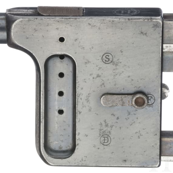 Manufrance "Gaulois" No. 1, Handdruckpistole, St. &Eacute;tienne, um 1900