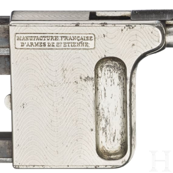 Manufrance "Mitrailleuse" Handdruckpistole, St. &Eacute;tienne, um 1895