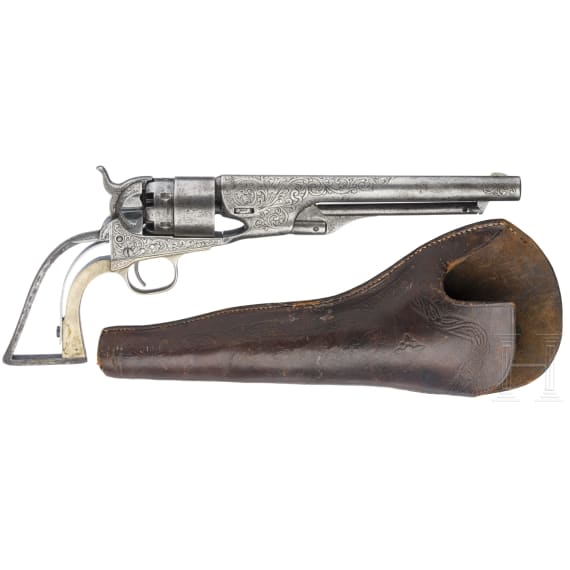 Colt, Mod. 1860 Army, im Holster