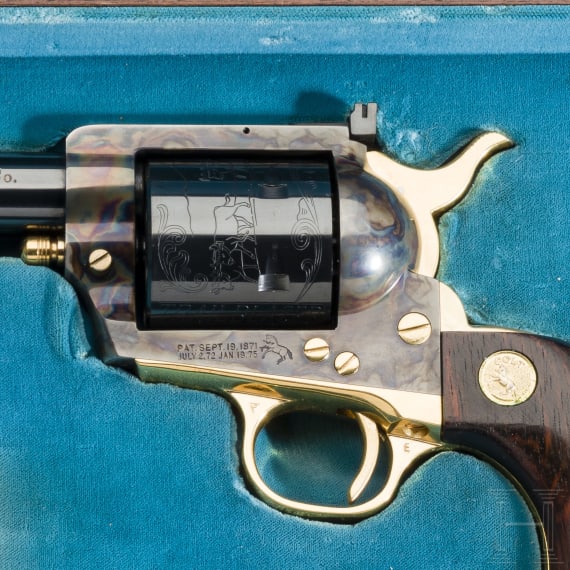 Colt SAA, Mod. Trailblazer, im Schaukasten