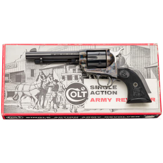 Colt, Mod. Single Action Army, 2. Gen., Postwar, mit Karton