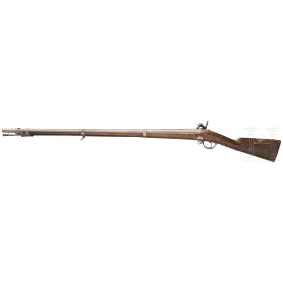 Perkussions-Infanteriegewehr M le 1854 mit Bajonett, St. Etienne (F), um 1850