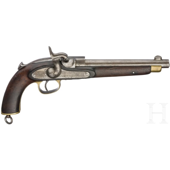 Perkussionspistole, sog. "Monkeytail"-Pistole, Westley Richards & Co., 1867
