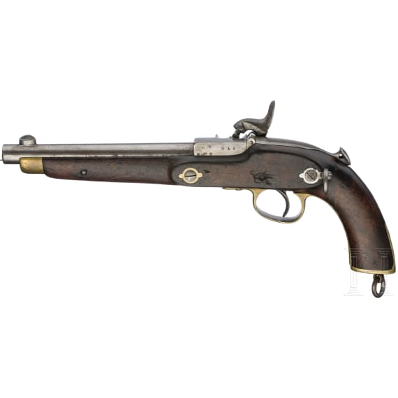 Perkussionspistole, sog. "Monkeytail"-Pistole, Westley Richards & Co., 1867