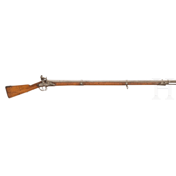 Auf Steinschloss umgebautes Infanteriegewehr 1842, &Ouml;sterreich, 1830/1848