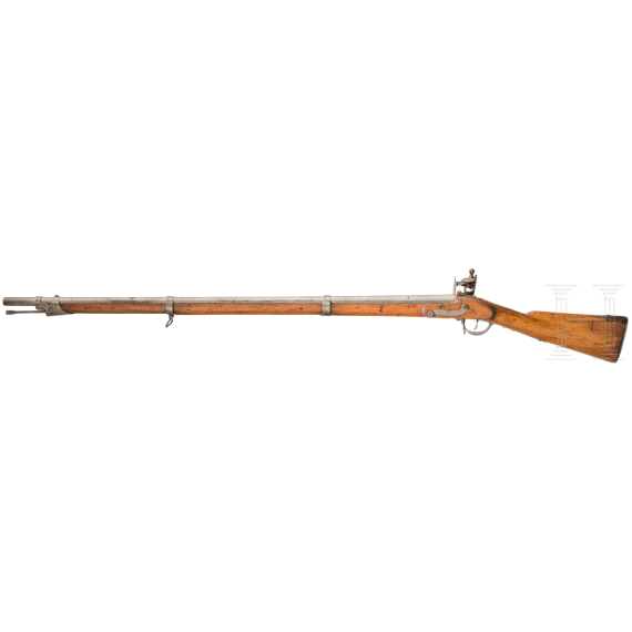 Auf Steinschloss umgebautes Infanteriegewehr 1842, &Ouml;sterreich, 1830/1848